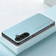 Leather case for Samsung Galaxy M55 5G, leather hybrid, light blue