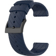 Silicone Universal Strap 22mm, navy blue