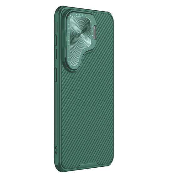 Case for Samsung Galaxy S24, armored Nillkin, CamShield Prop, green