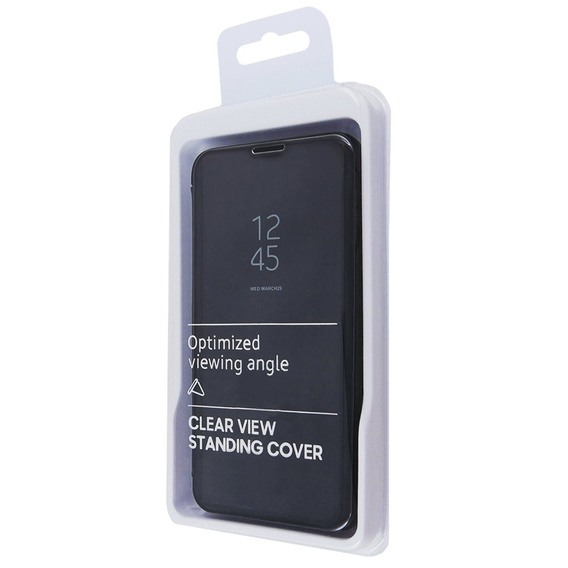 Case for Samsung Galaxy A72 5G, Clear View, black