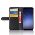 Flip case for Samsung Galaxy S9, Leather Flexi Book, black