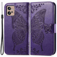 Flip case for Motorola Moto G32, Butterfly, purple