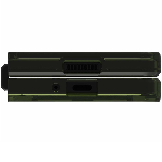 Urban Armor Gear Case for Galaxy Z Fold 5 5G, Plyo MagSafe, transparent / green