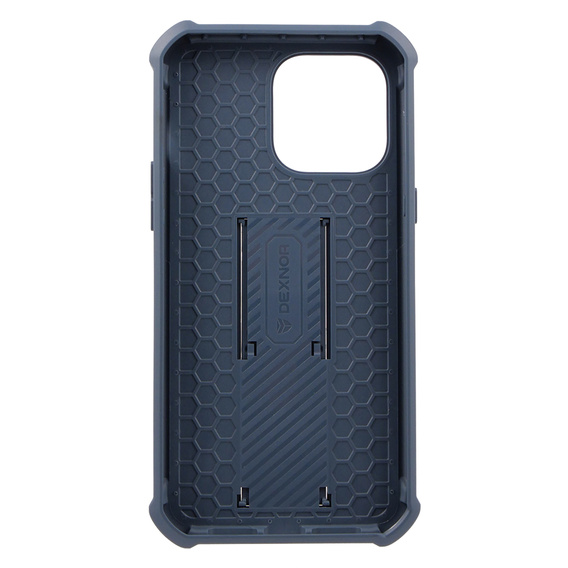 Armored case for iPhone 14 Pro Max, Dexnor Full Body, dark blue