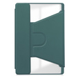 Keyboard case for Samsung Galaxy Tab S6 Lite 2024 / 2022 / 2020, Rotary 360° Leather, dark green