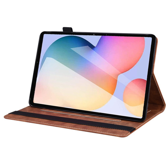 Case for Samsung Galaxy Tab S6 Lite, Classic, with space for stylus, brown