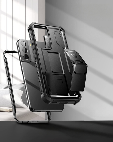 Armored case for Samsung Galaxy S22, Dexnor Full Body, black