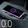 Camera Protection Case for Samsung Galaxy S23 FE, CamShield MagSafe, transparent / purple