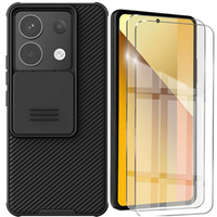 Case for Xiaomi Redmi Note 13 Pro 5G / Poco X6 5G, Armored Nillkin, CamShield Pro, black