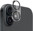 Tempered Camera Glass for iPhone 16 / 16 Plus, black