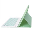 Case + keyboard iPad 10.9 2022 10 Gen, Pen Slot, light green