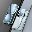 Case for Honor Magic 7 Pro, Magnetic Dual Glass, green