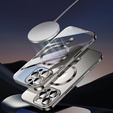 Case for iPhone 16 Pro, Electro MagSafe, titanium grey + Screen Glass