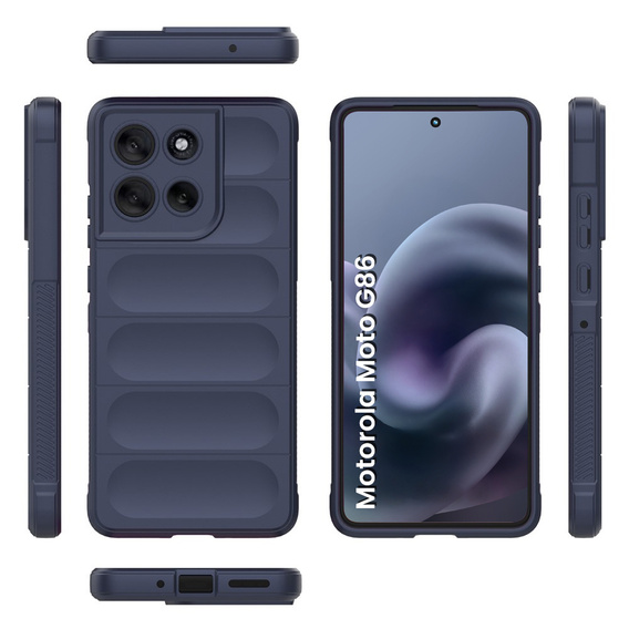 Case for Motorola Moto G86 Power 5G, Gaming Shockproof, dark blue