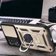 Case for Oppo A98 5G, CamShield Slide, gold