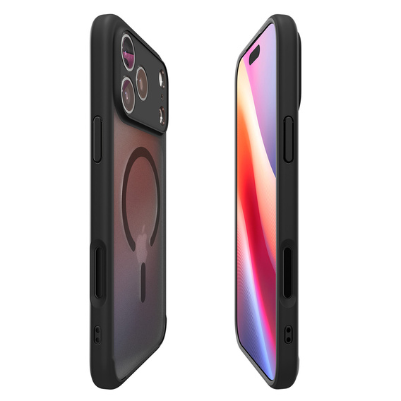 Spigen Ultra Hybrid MagSafe Case for iPhone 17 Pro Max, Frost Black