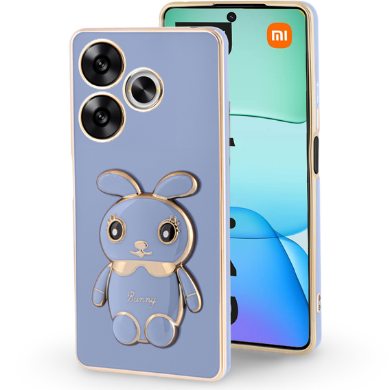 Case for Xiaomi Redmi 13, Rabbit, blue