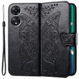 Flip case for Oppo A78 5G, Butterfly, black