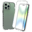 Case for iPhone 14 Pro Max, Shockproof, with film, transparent