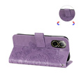 Flip case for Realme C67, Mandala, purple