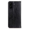 Case for Xiaomi Redmi 13C / Poco C65, Wallet Litchi Leather, black