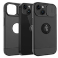 ERBORD MagSafe Cam Slider Case, Black + Screen Protector for iPhone 13 / iPhone 14
