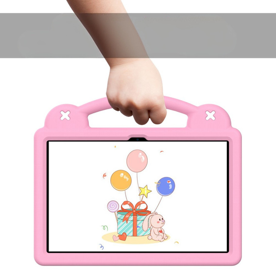 Children's case for T Tablet 5G, Cute Patterns, with stand, pink