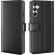 Flip case for Samsung Galaxy A25 5G, Split Leather, black