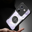 Case for Xiaomi Poco M7 Pro 5G, with magnetic sheet, transparent / black