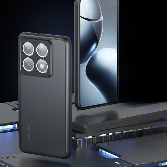 Case for Xiaomi 14T Pro, Fusion Hybrid, transparent / black