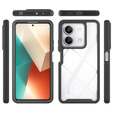 Case for Xiaomi Redmi Note 13 5G, Shockproof, with film, black