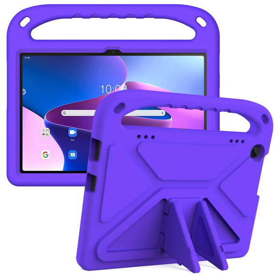 Children's Case for Lenovo Tab M10 10.1 Gen 3, Children's Case with Holder, purple
