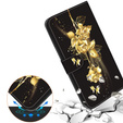 Flip case for Infinix Hot 40i, Wallet, Butterfly rose