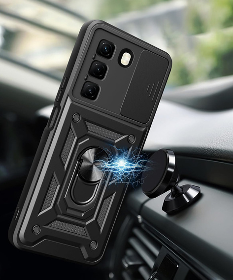 Case for Infinix Hot 50 4G, CamShield Slide, black