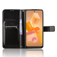 Flip case for Infinix Hot 40i, Crazy Horse Wallet, black