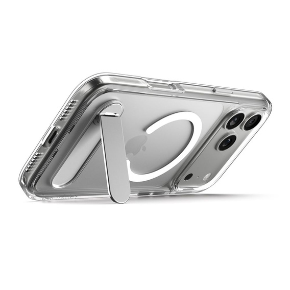 Spigen Ultra Hybrid "S" MagSafe case for iPhone 17 Pro, Clear / White