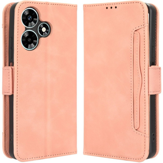 Flip case for Infinix Hot 30i, Card Slot, pink