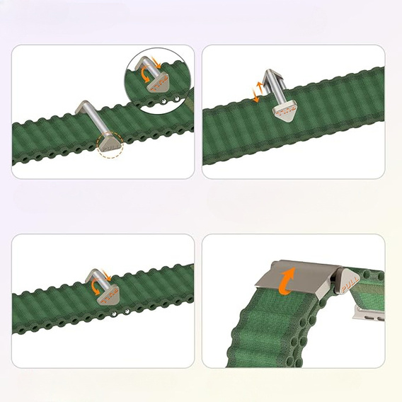 Nylon Strap for Apple Watch 1/2/3/4/5/6/7/8/9/SE/Ultra/Ultra 2 42/44/45/49mm