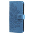 Flip case for Samsung Galaxy M15 5G, Mandala, blue