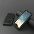 Love Mei Case for Samsung Galaxy S20 Plus, armored with glass, green