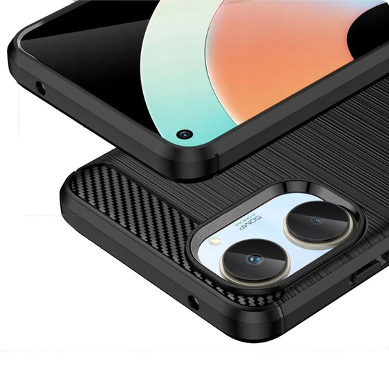 Case for Realme 10 4G, Carbon, black
