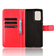 Flip case for Motorola Moto G85, Crazy Horse Wallet, red