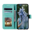Flip case for Samsung Galaxy A34 5G, Mandala, green
