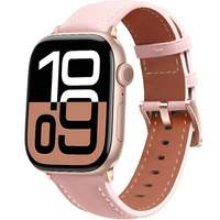 Leather Strap for Apple Watch 1/2/3/4/5/6/7/8/SE/Ultra 42/44/45/49mm, Pink