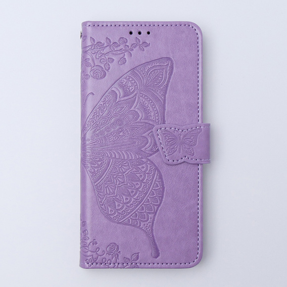 Flip case for Xiaomi 13T / 13T Pro, Butterfly, purple