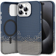 Case for iPhone 15 Pro, Frame Kickstand, for MagSafe, Sand Blue