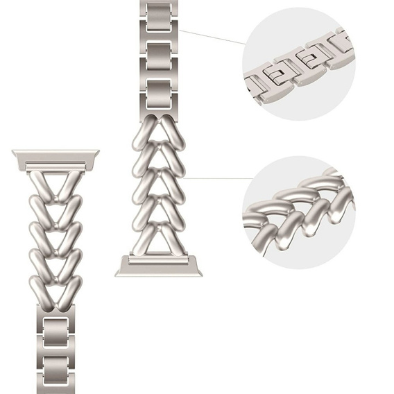 Bracelet for Apple Watch 1/2/3/4/5/6/7/8/SE 38/40/41MM, Beige