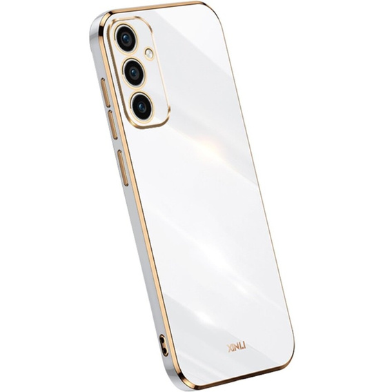 Case for Samsung Galaxy A35 5G, Glamour CamShield, white