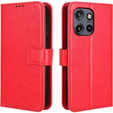 Flip case for Motorola Edge 50 Neo / Motorola ThinkPhone 25, Crazy Horse Wallet, red