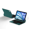Keyboard Case for iPad Air 13" 2024, Magnetic Keyboard Touchpad, green